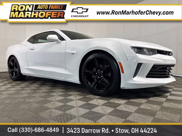 2017 Summit White Chevrolet Camaro 1LT RWD Coupe