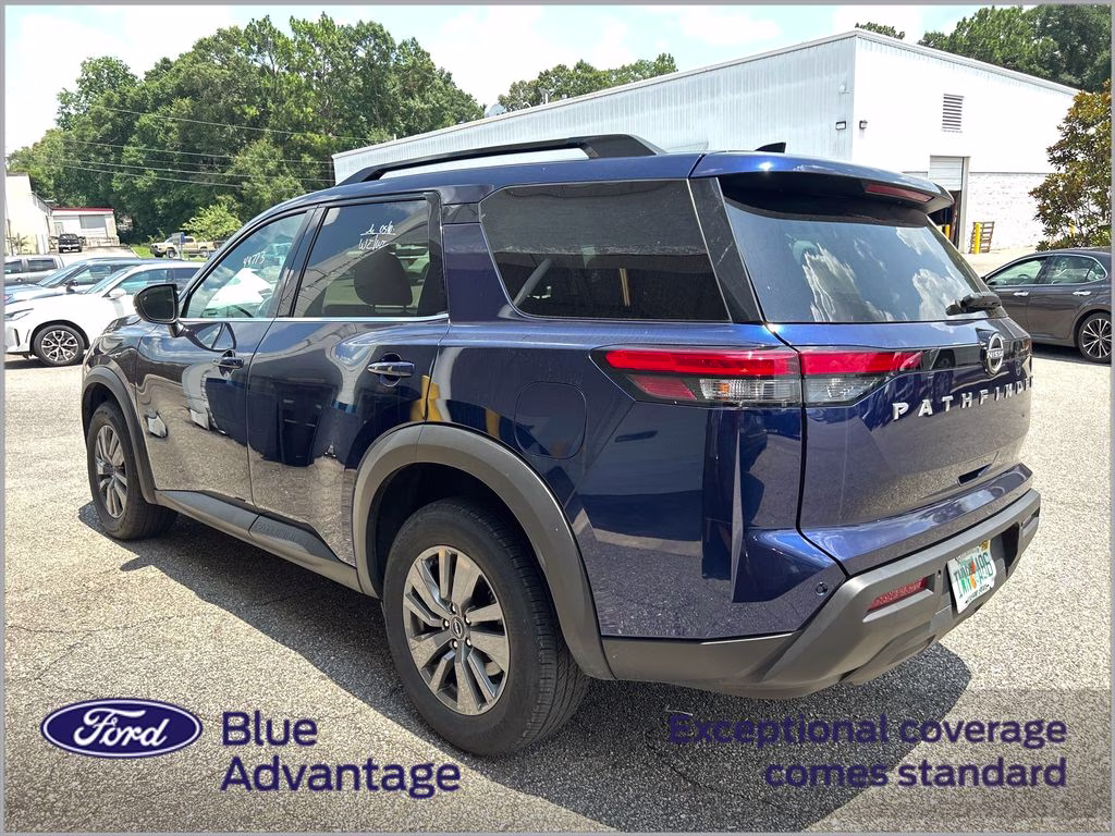 2025 Deep Ocean Blue Nissan Pathfinder SV FWD SUV