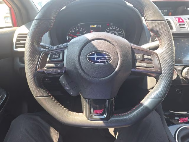 2018 Pure Red Subaru WRX STi Limited AWD Sedan