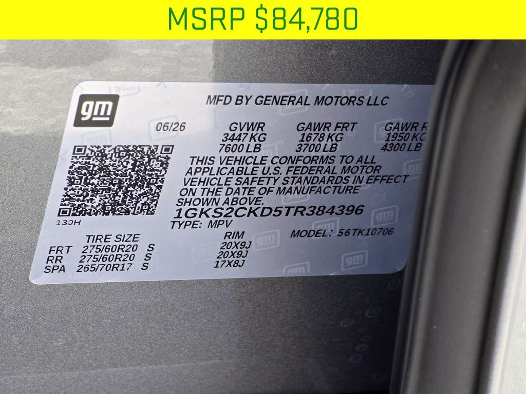 2026 Sterling Metallic GMC Yukon AT4 4X4 SUV