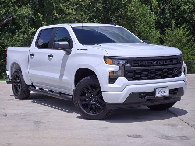 2026 Summit White Chevrolet Silverado 1500 Custom RWD Truck