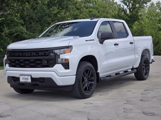 2026 Summit White Chevrolet Silverado 1500 Custom RWD Truck
