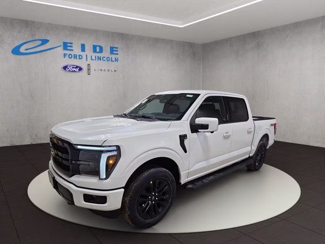 2026 Star White Metallic TC Ford F-150 Lariat Black Appearance 4X4 Truck