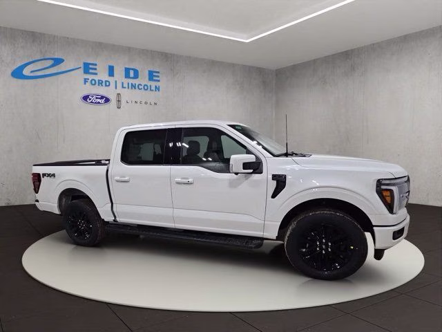 2026 Star White Metallic TC Ford F-150 Lariat Black Appearance 4X4 Truck