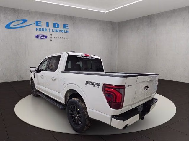 2026 Star White Metallic TC Ford F-150 Lariat Black Appearance 4X4 Truck