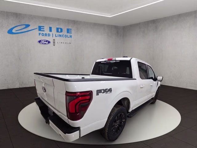 2026 Star White Metallic TC Ford F-150 Lariat Black Appearance 4X4 Truck