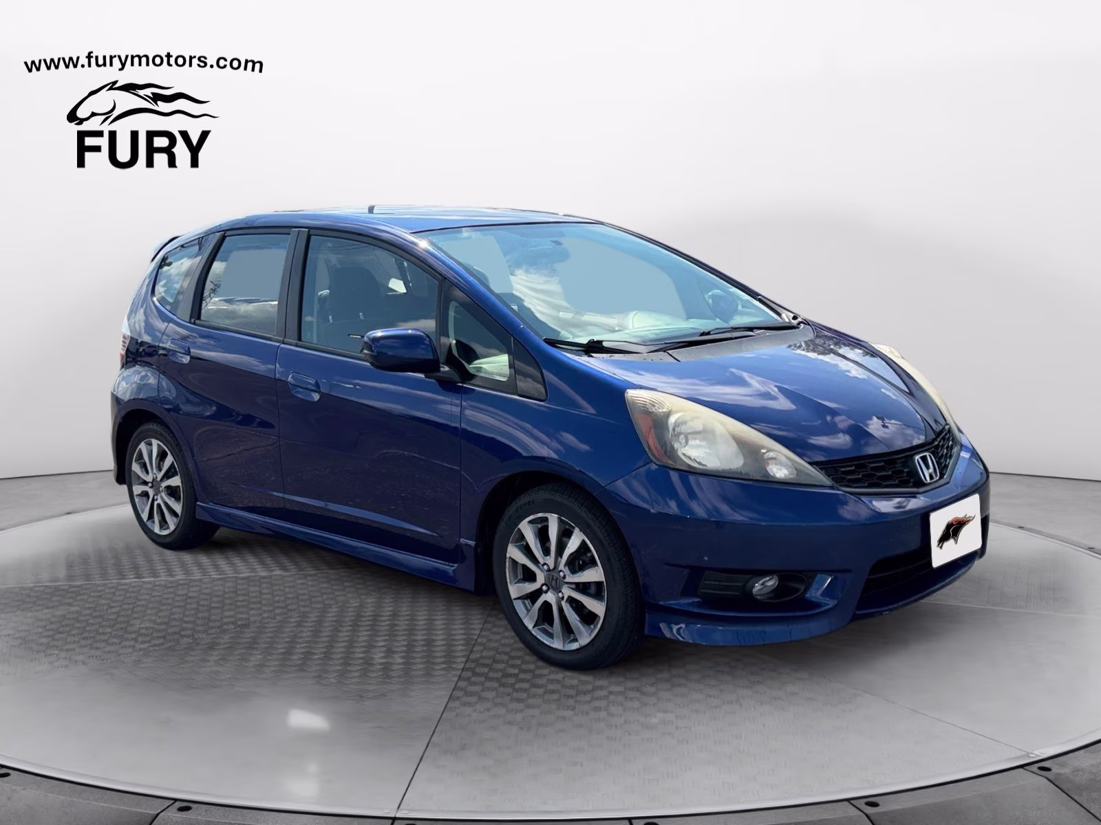 2012 Blue Honda Fit Sport FWD Hatchback