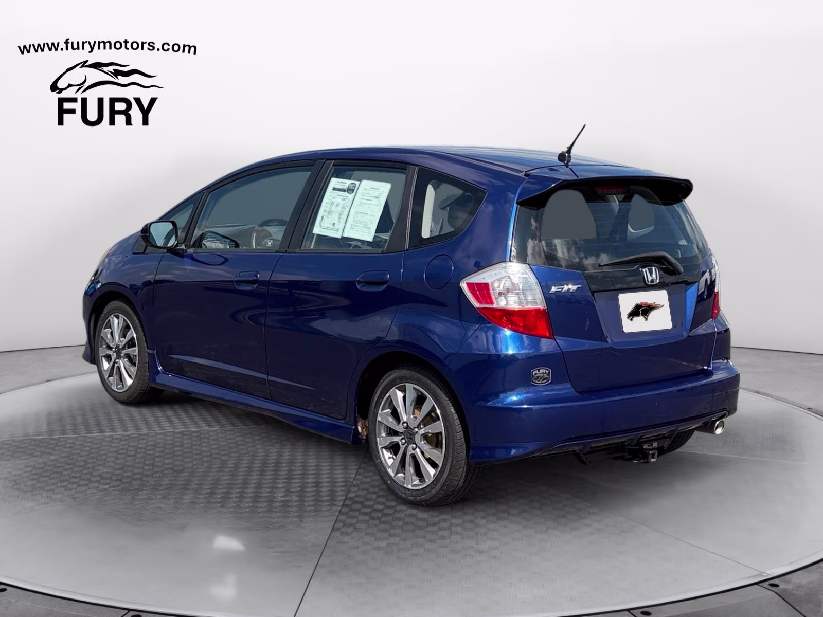 2012 Blue Honda Fit Sport FWD Hatchback