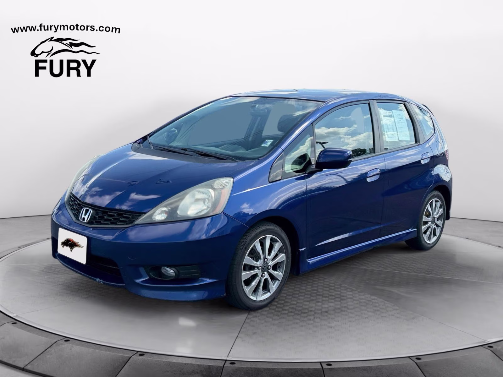 2012 Blue Honda Fit Sport FWD Hatchback