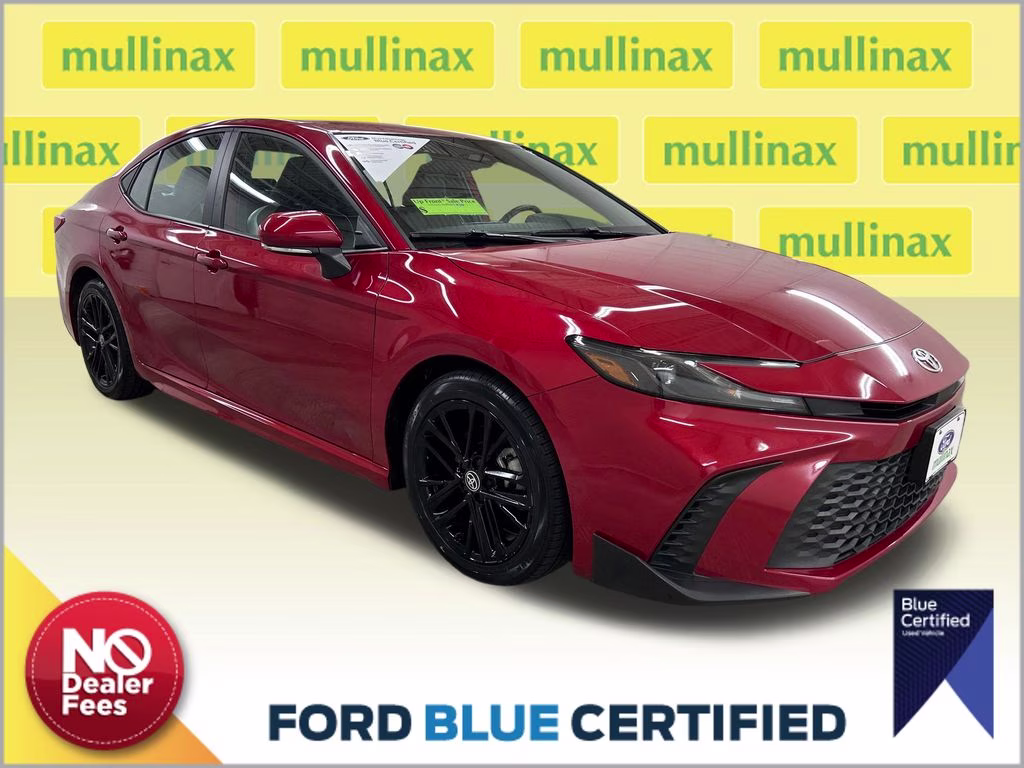 2025 Supersonic Red Toyota Camry SE FWD Sedan
