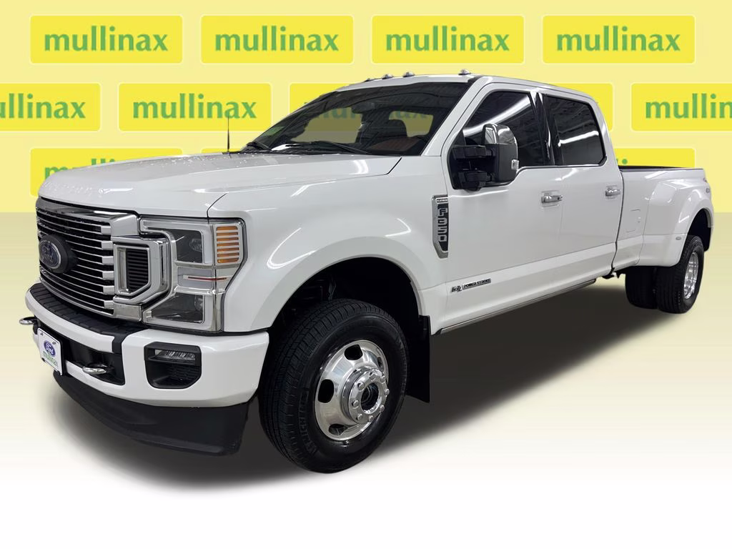 2022 White Metallic Ford Super Duty F-350 DRW Platinum 4X4 Truck