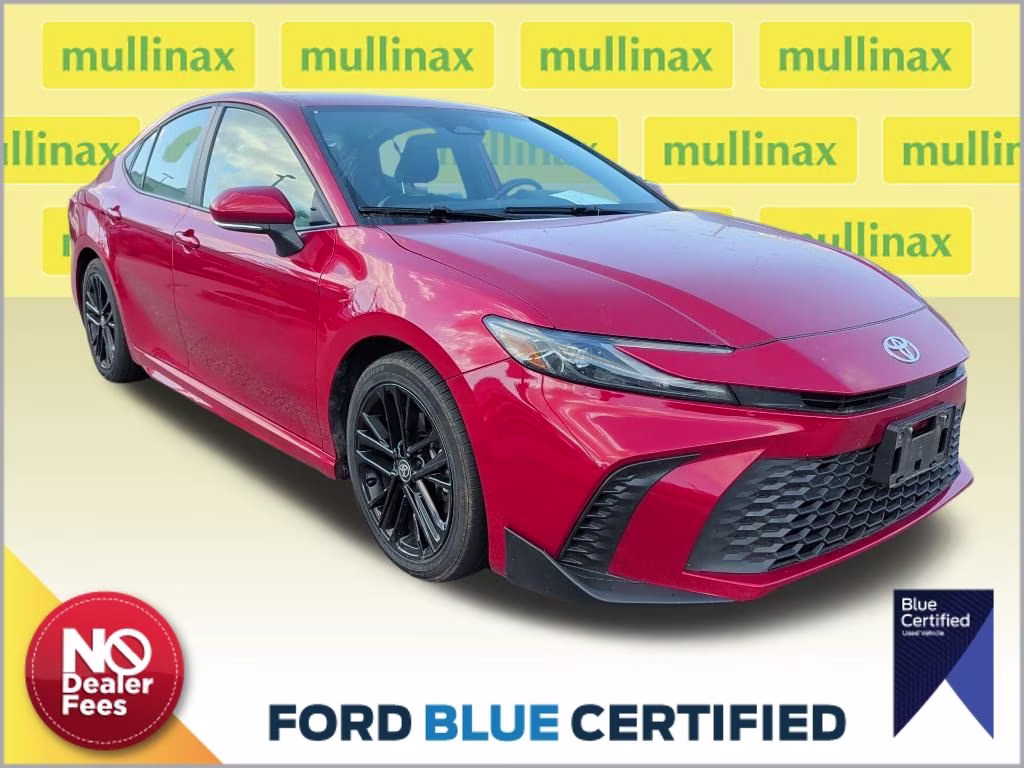 2025 Supersonic Red Toyota Camry SE FWD Sedan