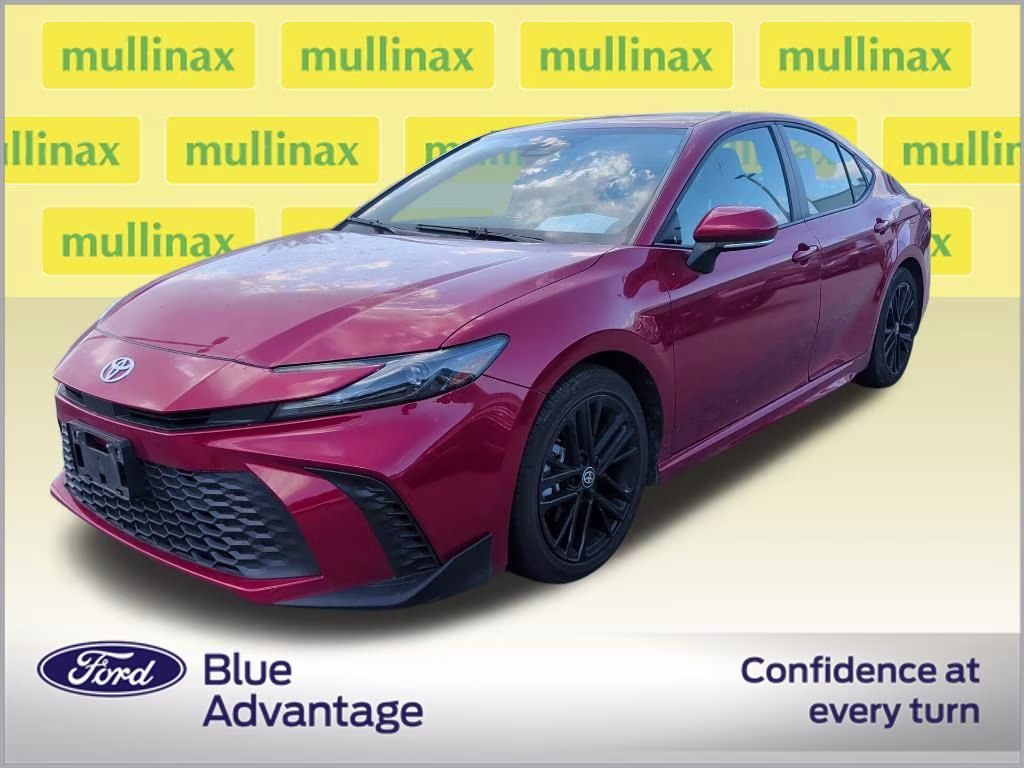 2025 Supersonic Red Toyota Camry SE FWD Sedan