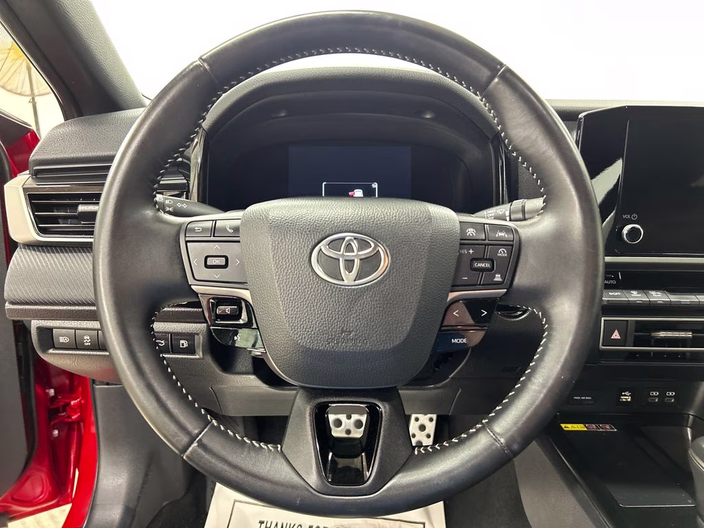 2025 Supersonic Red Toyota Camry SE FWD Sedan
