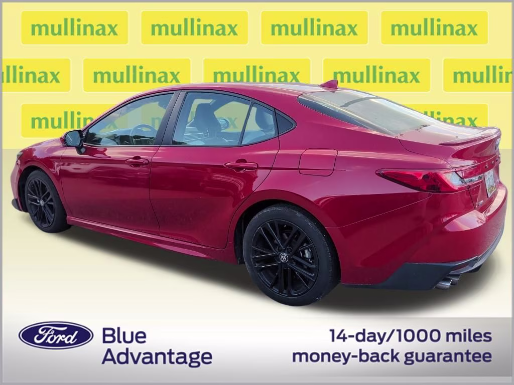 2025 Supersonic Red Toyota Camry SE FWD Sedan