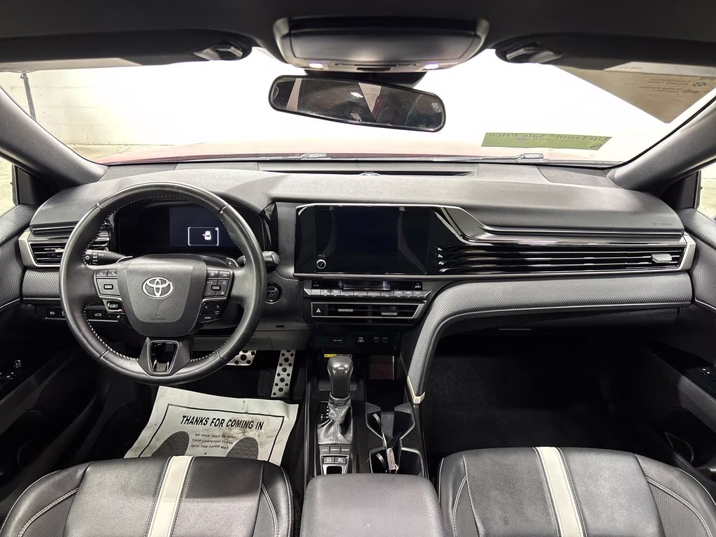 2025 Supersonic Red Toyota Camry SE FWD Sedan