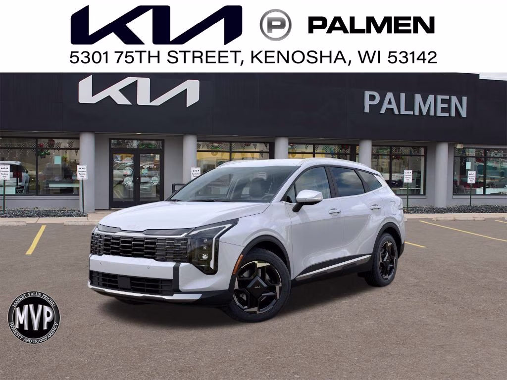 2026 Glacial White Pearl Kia Sportage EX AWD SUV