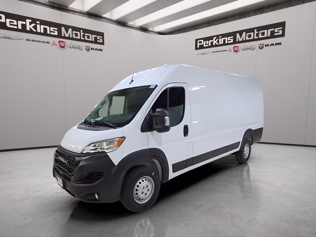2026 Bright White Clearcoat Ram ProMaster 3500 High Roof FWD Van