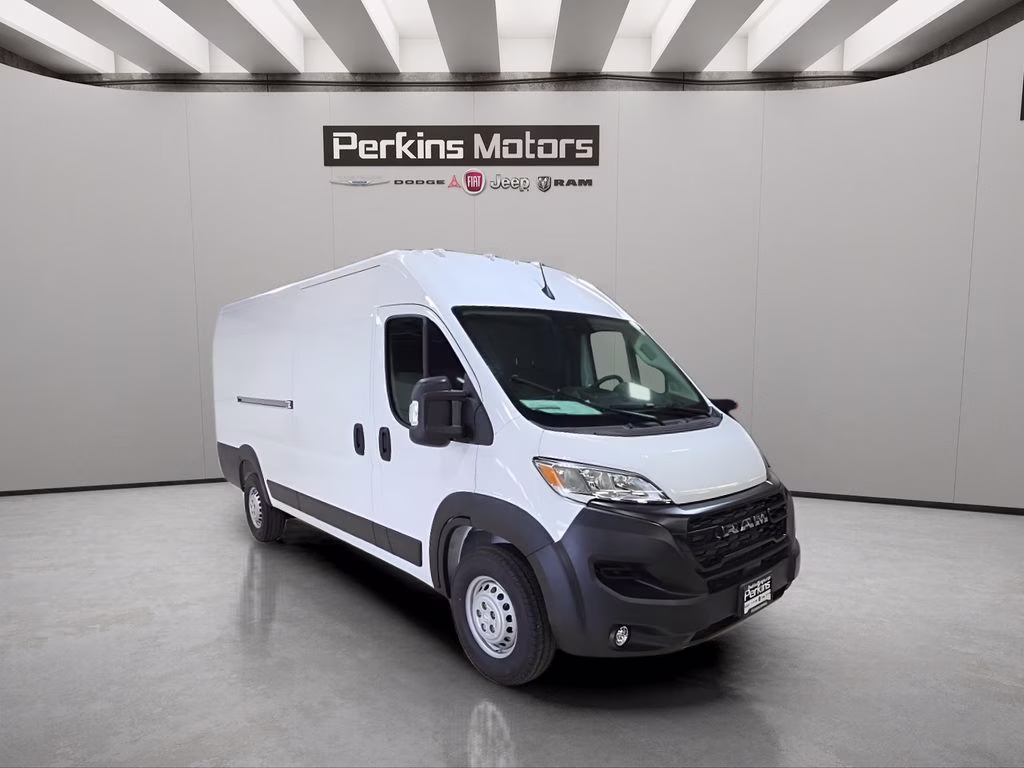 2026 Bright White Clearcoat Ram ProMaster 3500 High Roof FWD Van