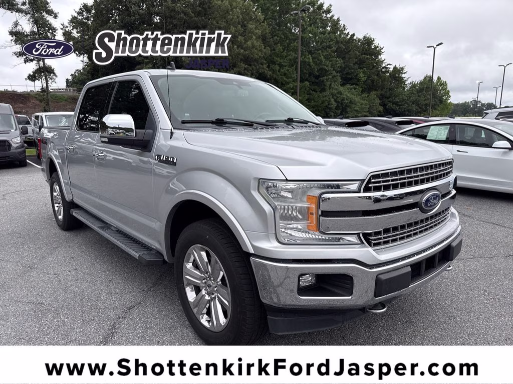 2019 Ingot Silver Ford F-150 Lariat 4X4 Truck