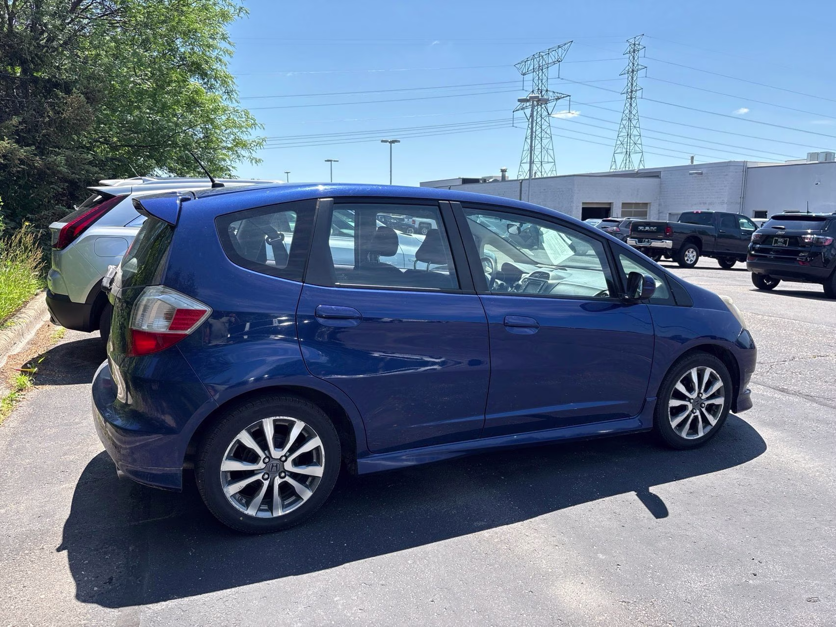 2012 Blue Honda Fit Sport FWD Hatchback