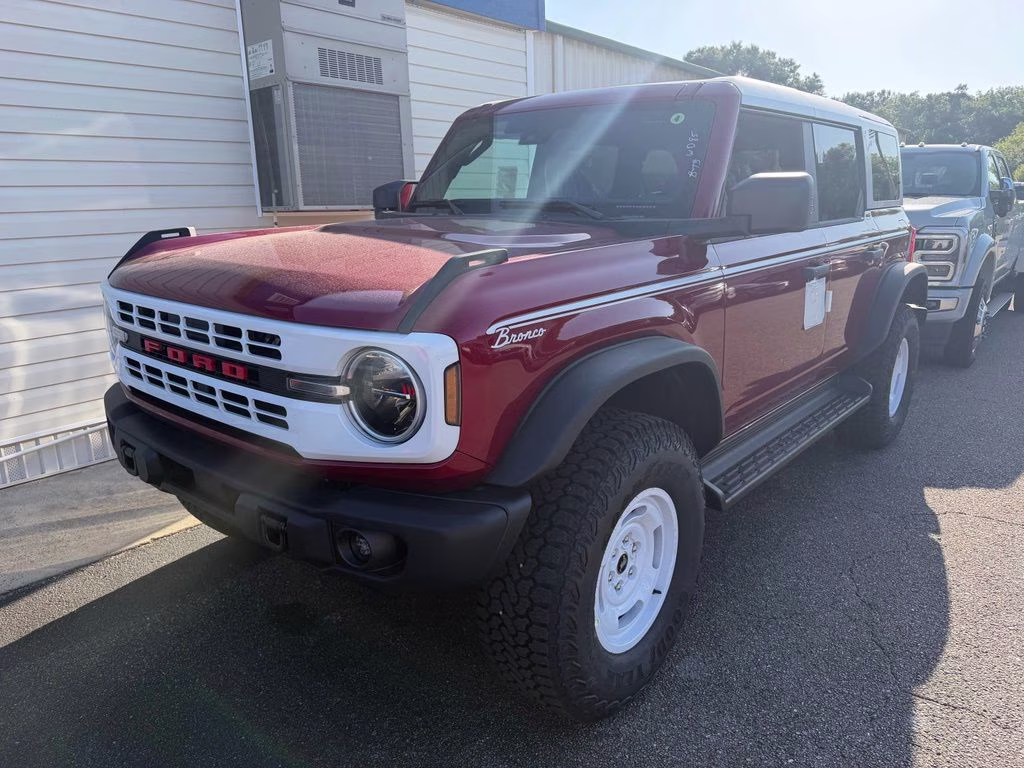 2026 Ruby Red Metallic Tinted Clearcoat Ford Bronco Heritage Edition 4X4 SUV
