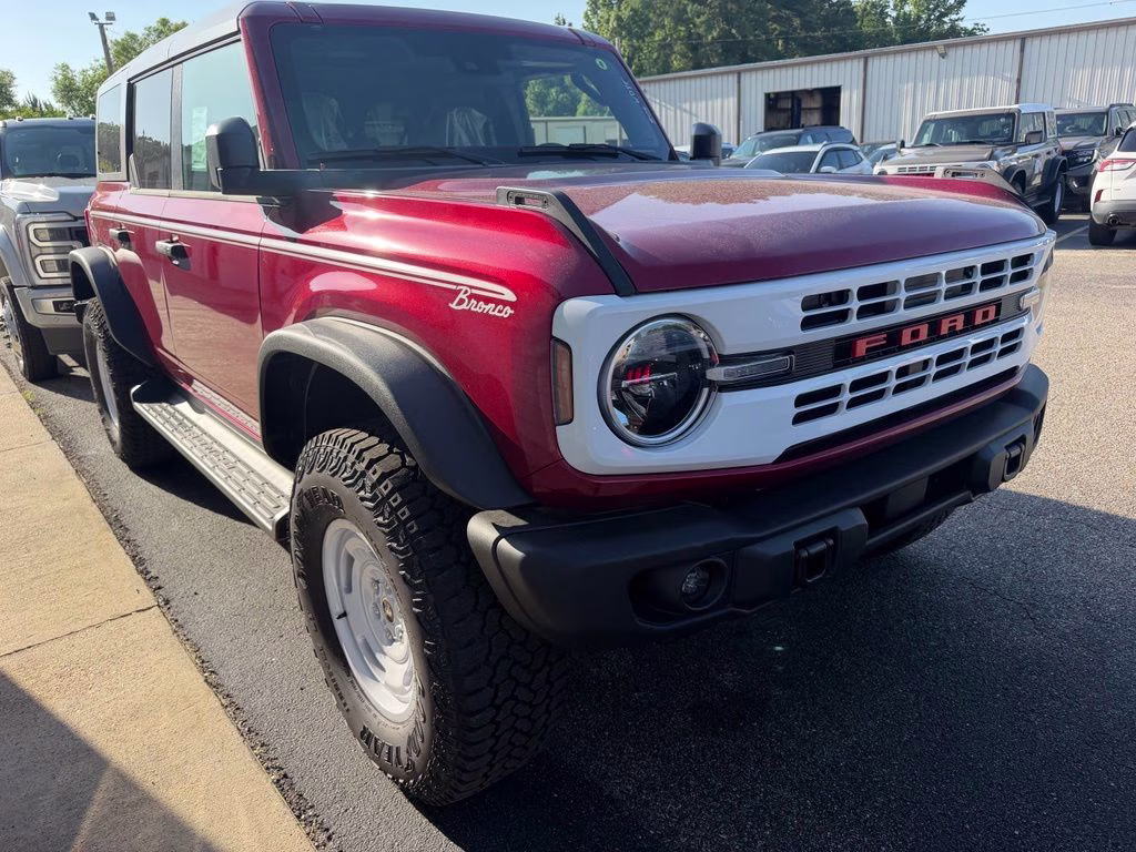 2026 Ruby Red Metallic Tinted Clearcoat Ford Bronco Heritage Edition 4X4 SUV