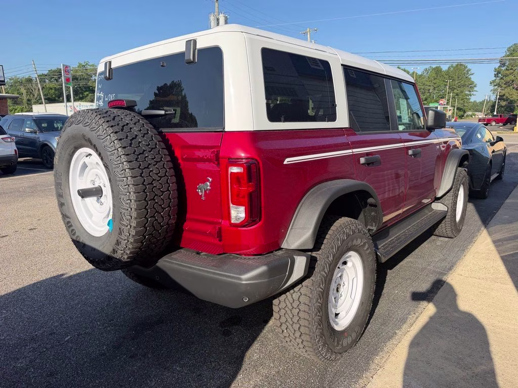 2026 Ruby Red Metallic Tinted Clearcoat Ford Bronco Heritage Edition 4X4 SUV