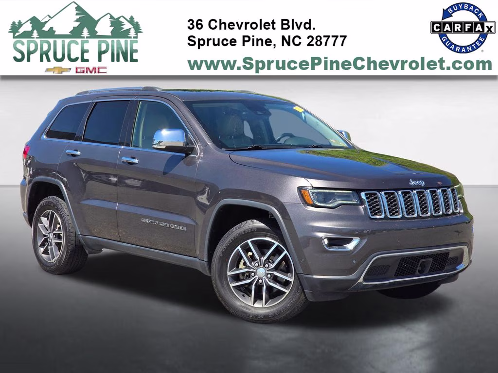 2018 Granite Crystal Metallic Clearcoat Jeep Grand Cherokee Limited 4X4 SUV