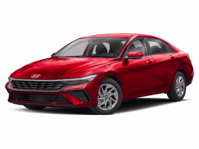 2024 Ultimate Red Hyundai Elantra SEL FWD Sedan