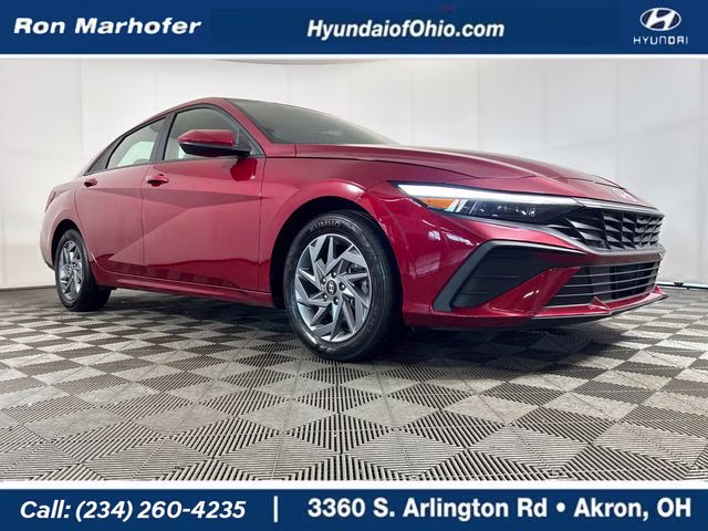 2024 Ultimate Red Hyundai Elantra SEL FWD Sedan