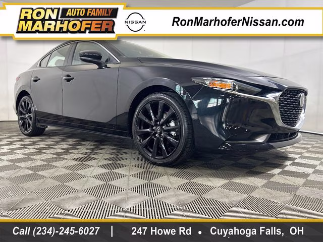 2025 Jet Black Mica Mazda Mazda3 2.5 S Select Sport FWD Sedan