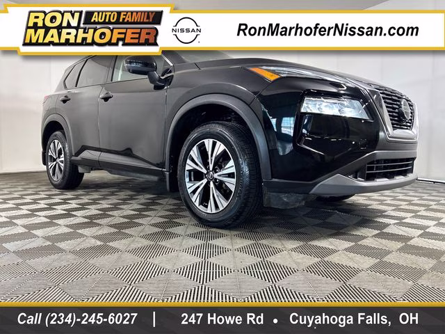 2021 Super Black Nissan Rogue SV AWD SUV