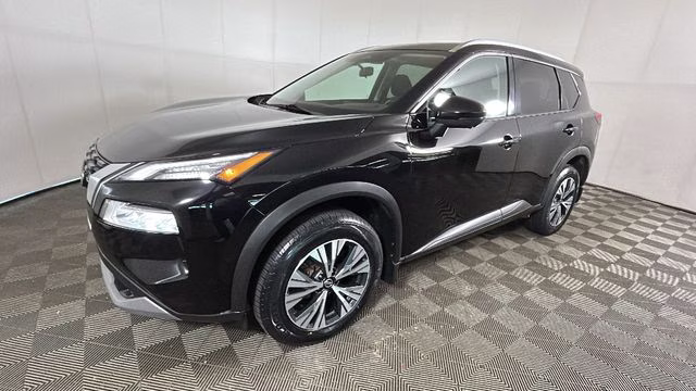 2021 Super Black Nissan Rogue SV AWD SUV