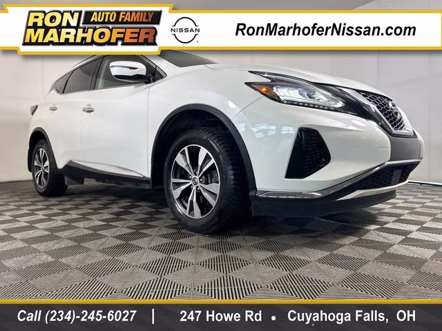2021 Pearl White Tricoat Nissan Murano S FWD SUV