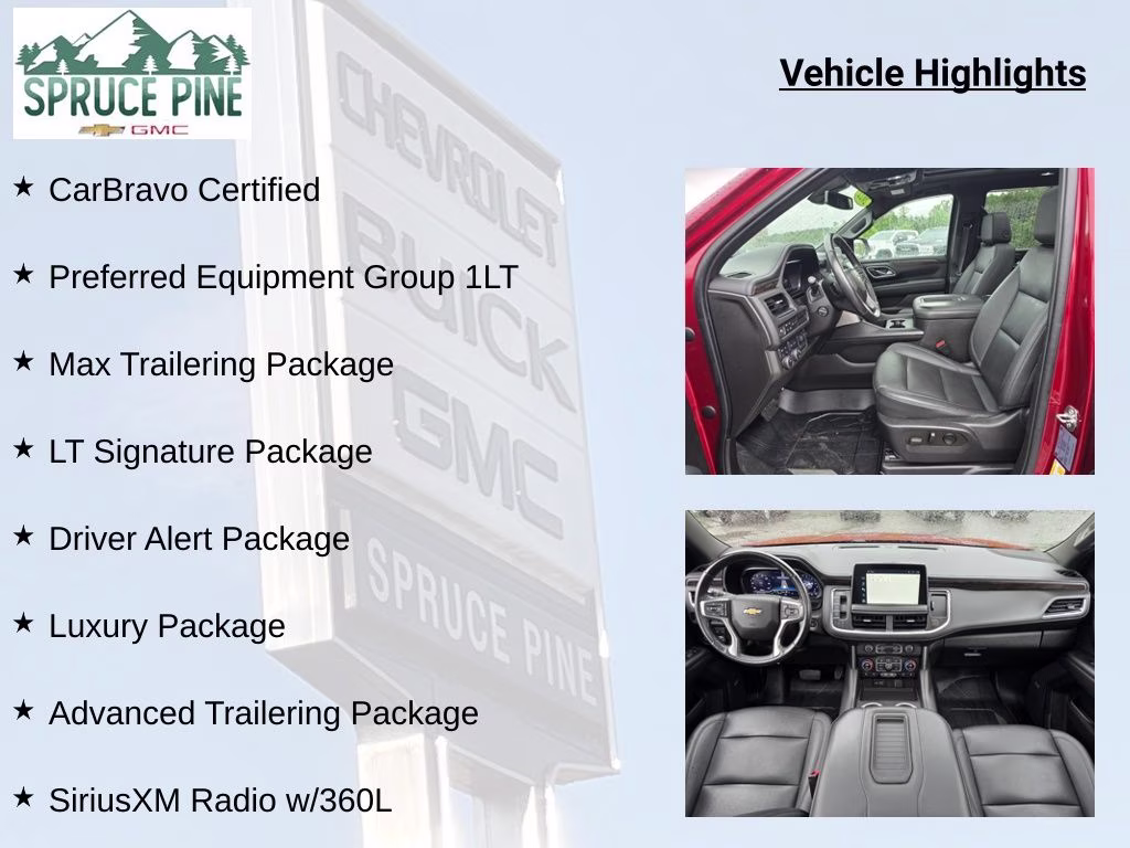 2022 Cherry Red Tintcoat Chevrolet Tahoe LT 4X4 SUV