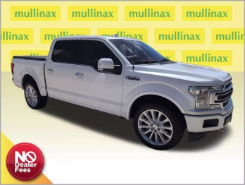 2019 White Platinum Clearcoat Metallic Ford F-150 Limited 4X4 Truck