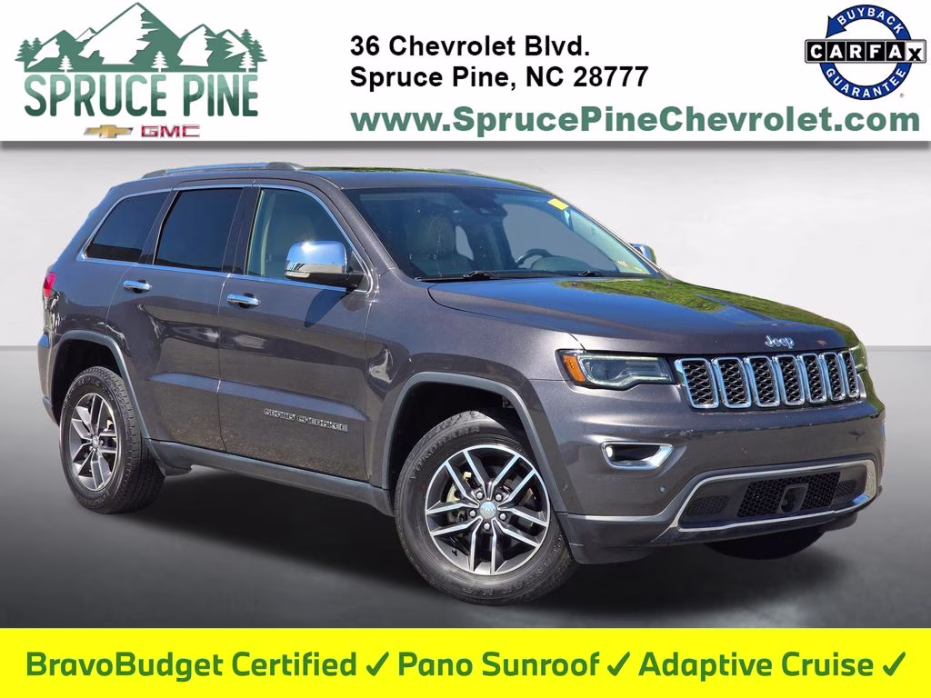 2018 Granite Crystal Metallic Clearcoat Jeep Grand Cherokee Limited 4X4 SUV