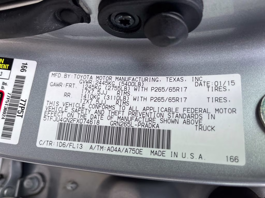 2015 Silver Sky Metallic Toyota Tacoma PreRunner RWD Truck