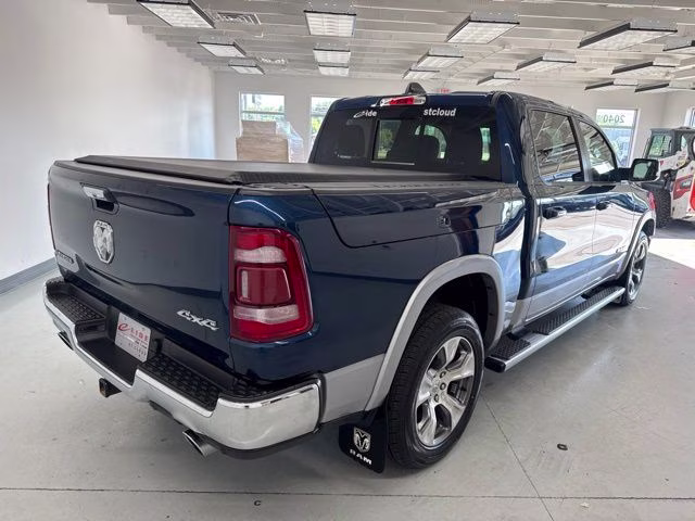 2021 Patriot Blue Pearlcoat Ram 1500 Laramie 4X4 Truck