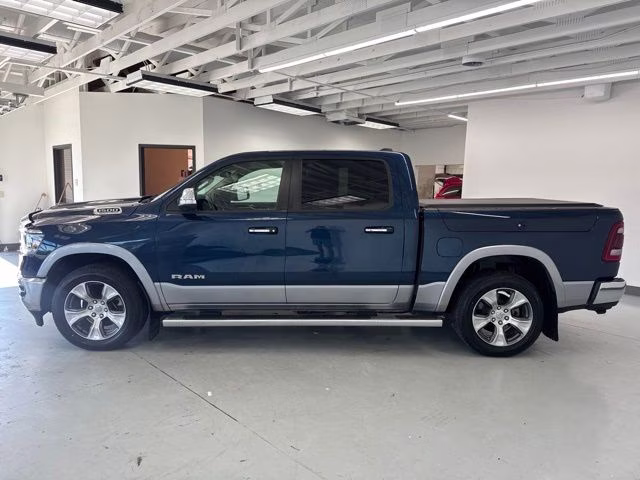 2021 Patriot Blue Pearlcoat Ram 1500 Laramie 4X4 Truck