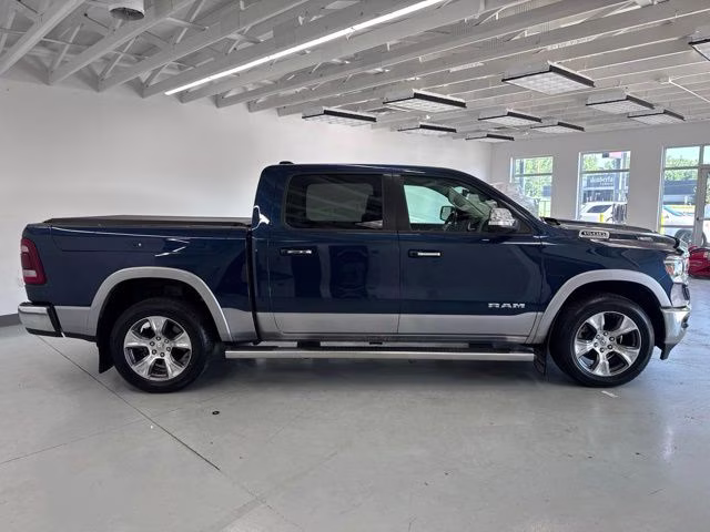 2021 Patriot Blue Pearlcoat Ram 1500 Laramie 4X4 Truck