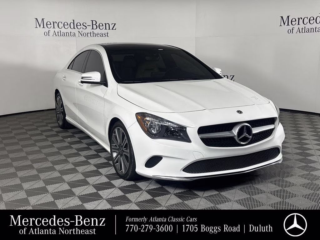 2018 Polar White Mercedes-Benz CLA CLA 250 FWD Sedan