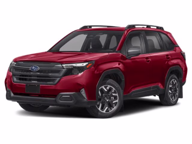 2026 Crimson Red Pearl Subaru Forester Premium AWD SUV