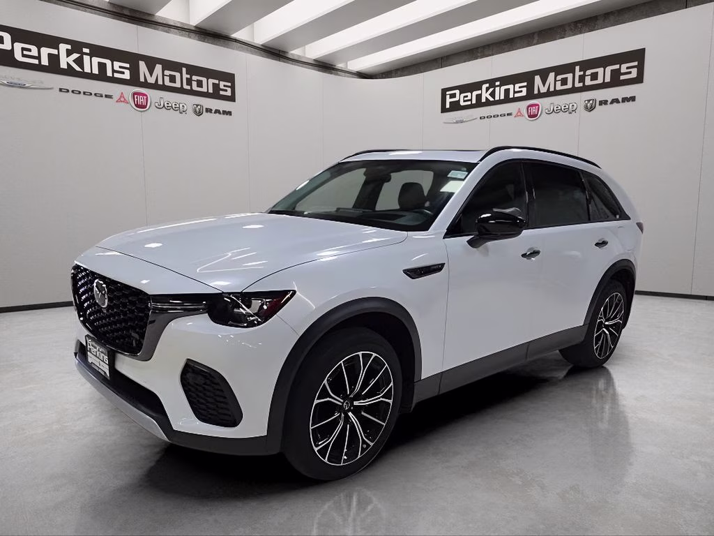 2025 Rhodium White Premium Mazda CX-70 PHEV Premium AWD SUV
