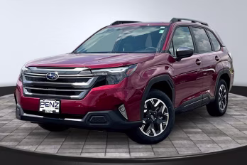 2026 Crimson Red Pearl Subaru Forester Premium AWD SUV