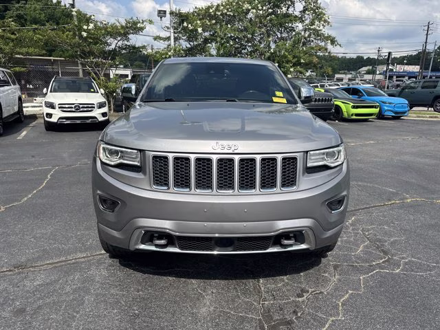 2016 Billet Silver Metallic Clearcoat Jeep Grand Cherokee Overland 4X4 SUV