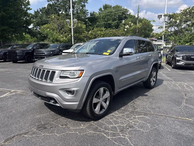 2016 Billet Silver Metallic Clearcoat Jeep Grand Cherokee Overland 4X4 SUV