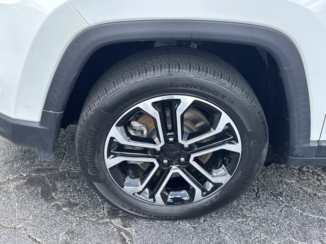2023 Bright White Clearcoat Jeep Compass Limited 4X4 SUV