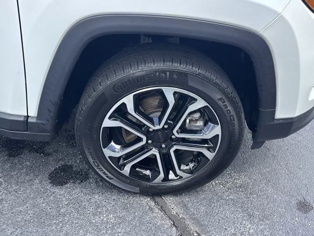 2023 Bright White Clearcoat Jeep Compass Limited 4X4 SUV